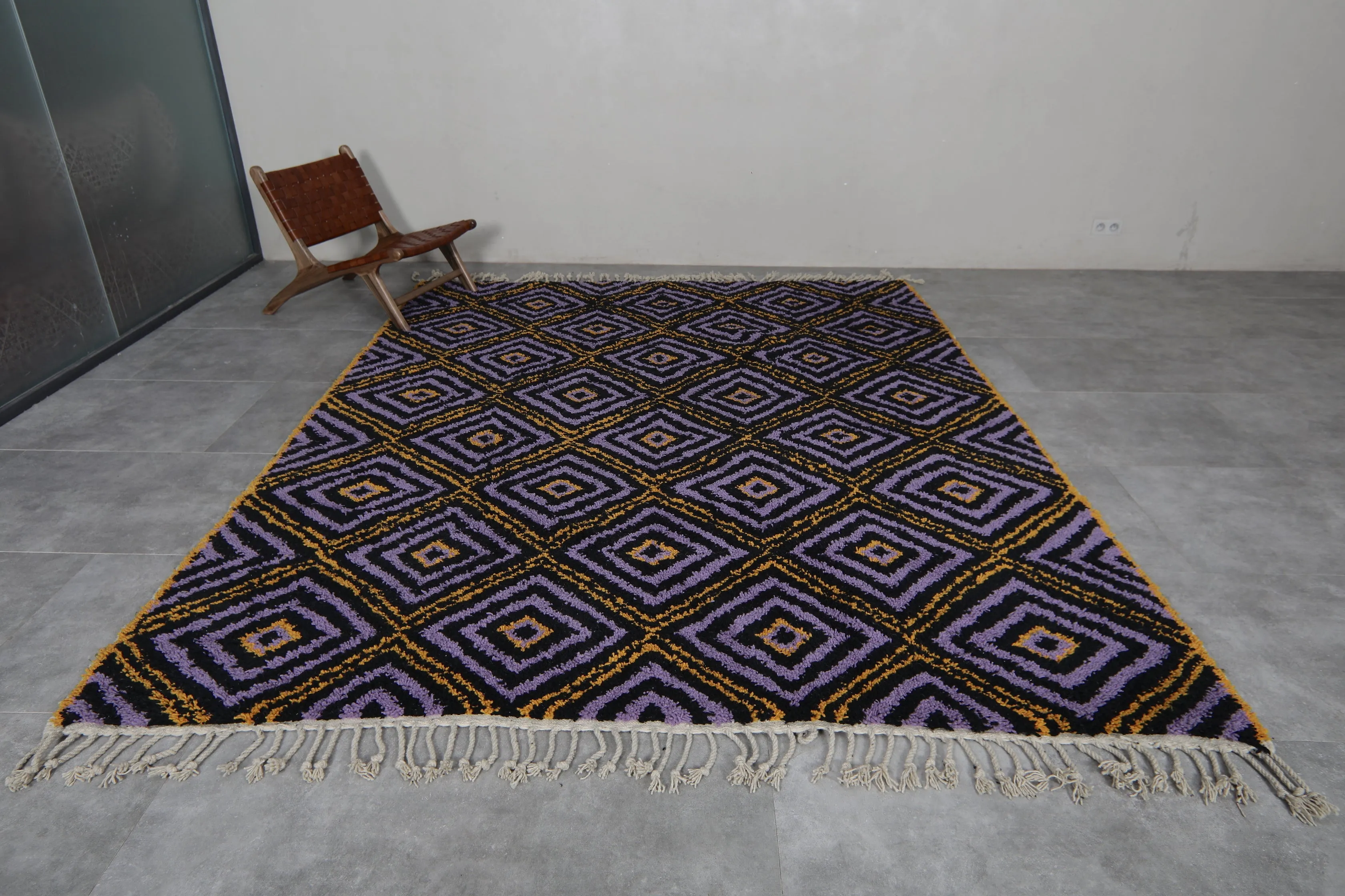 Handmade berber rug - Moroccan area rug - Beige Custom Rug