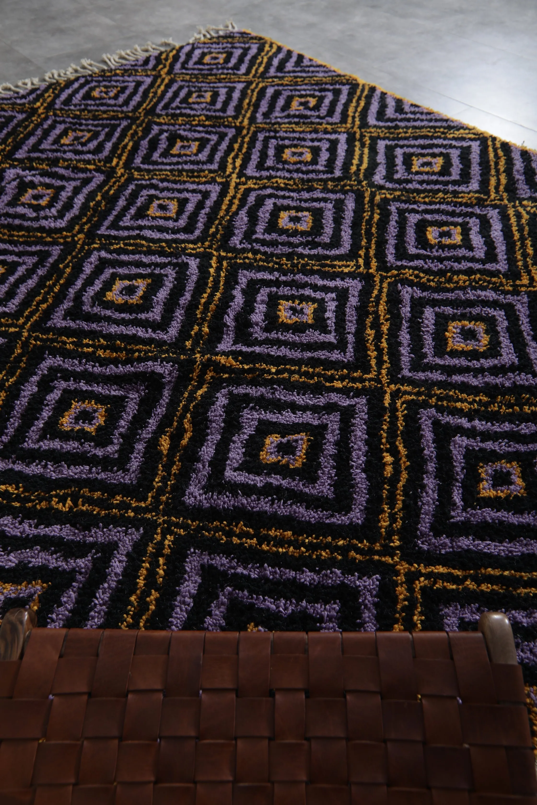 Handmade berber rug - Moroccan area rug - Beige Custom Rug
