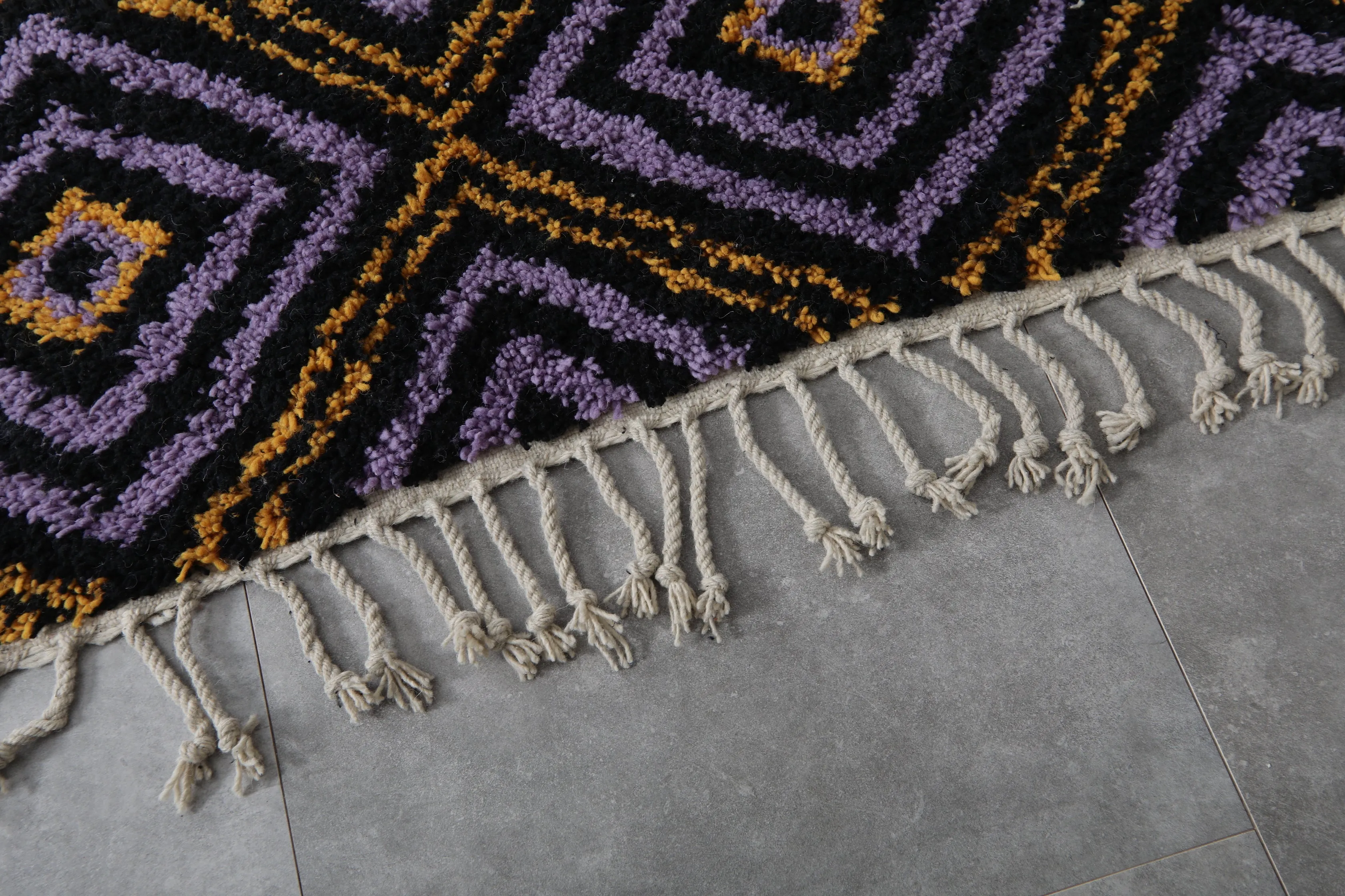 Handmade berber rug - Moroccan area rug - Beige Custom Rug