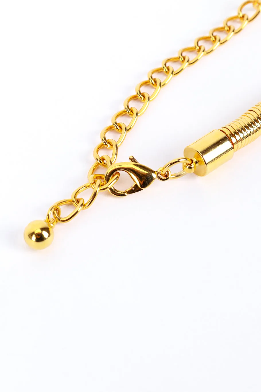 Interlinking Enamel Pendant Necklace