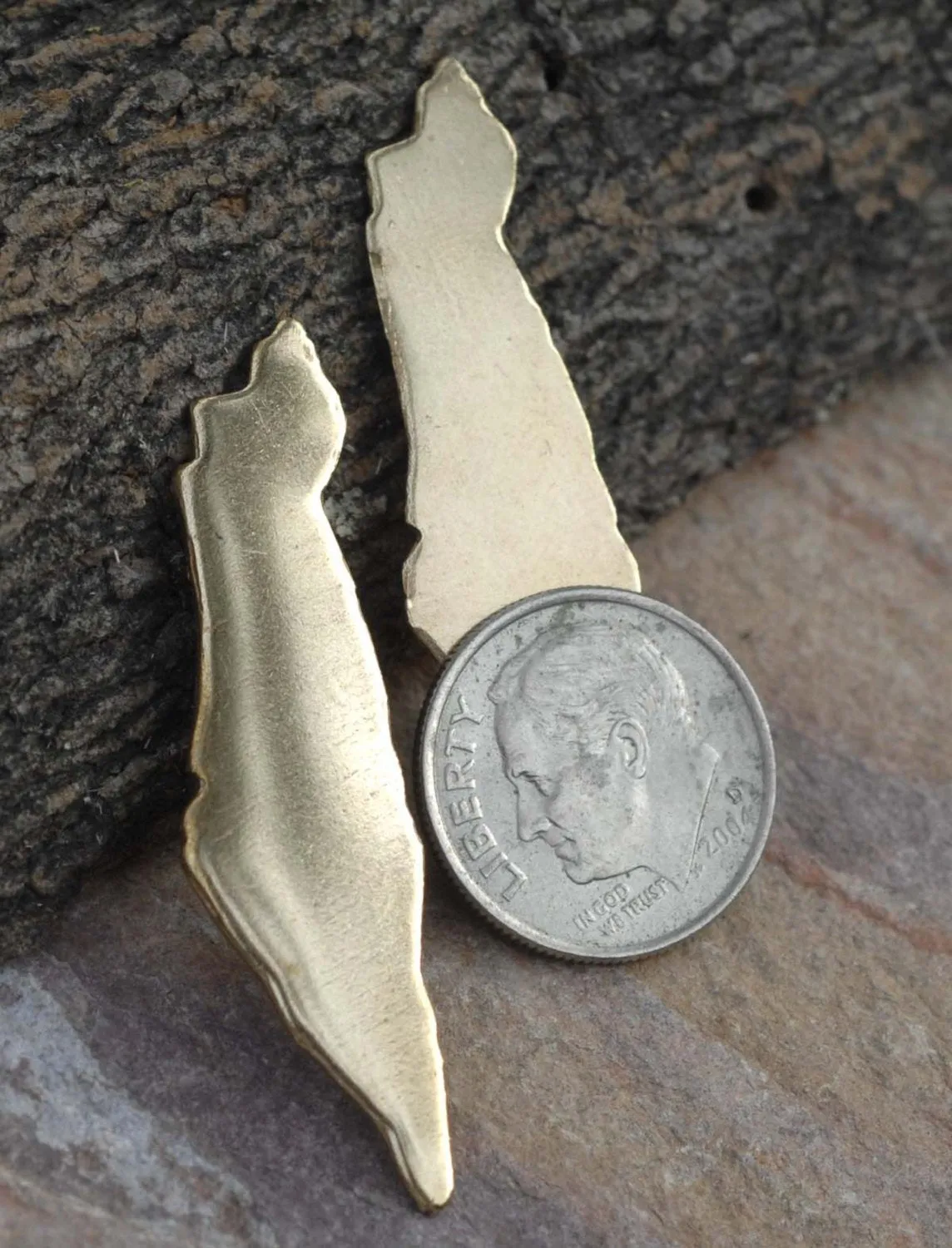 Israel State Blanks Cutout for Metalworking Stamping Texturing Blank