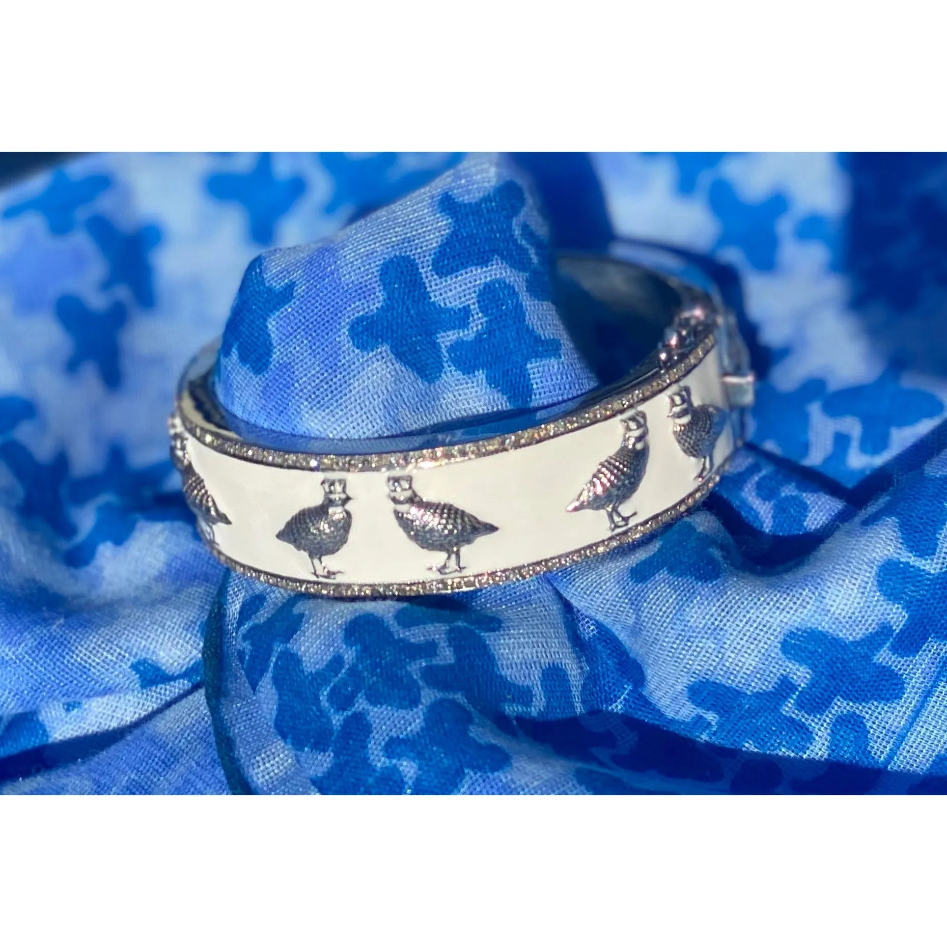 Kevin's King Bob Enamel Pave Diamond Bracelet