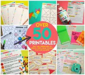 Kids activity printable pack