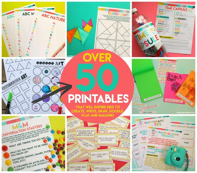 Kids activity printable pack