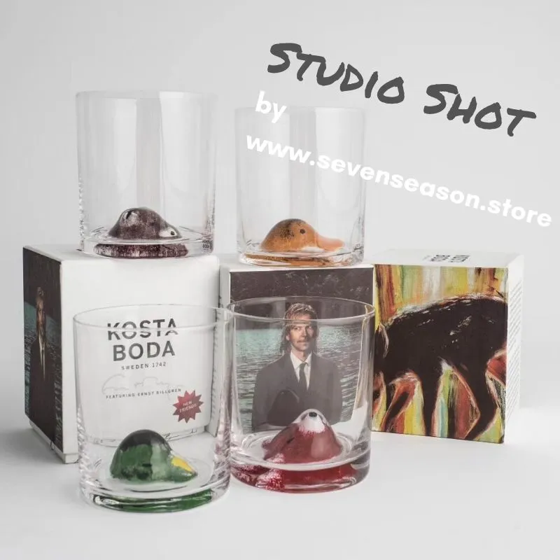 Kosta Boda x Ernst Billgren New Friends Bird Tumbler