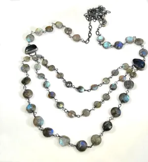Labradorite Multi-strand Necklace