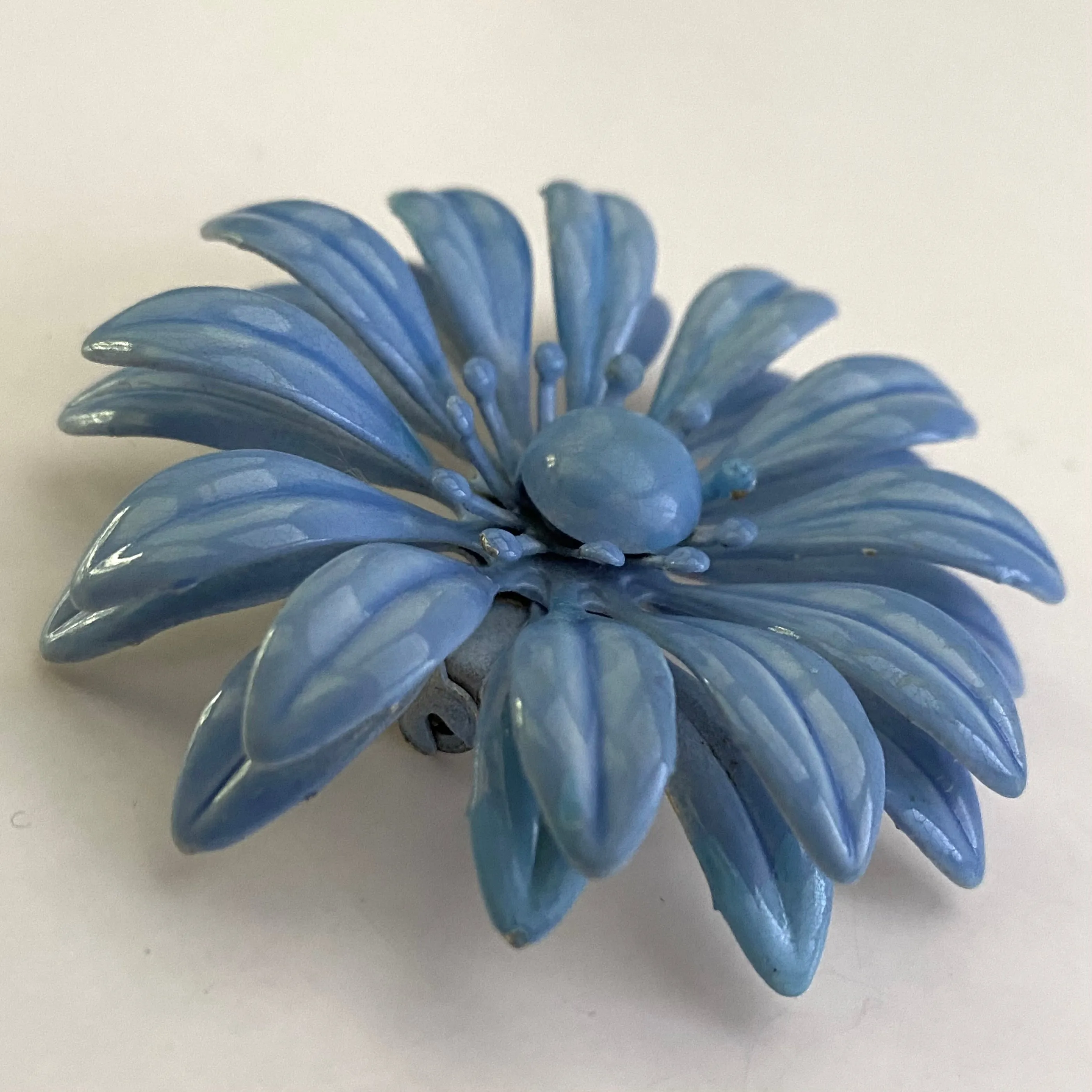 Late 60s/ Early 70s Enamel Flower Brooch