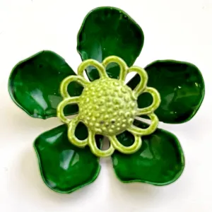 Late 60s/ Early 70s Enamel Flower Brooch