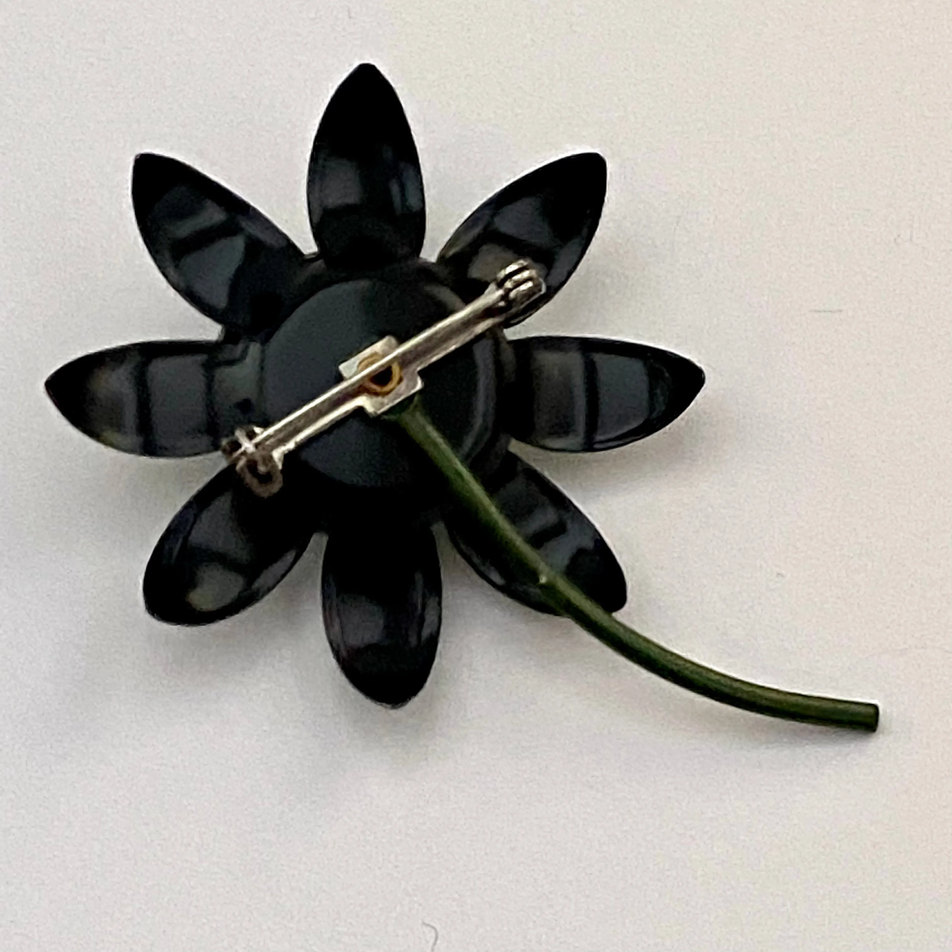 Late 60s/ Early 70s Enamel Flower Brooch