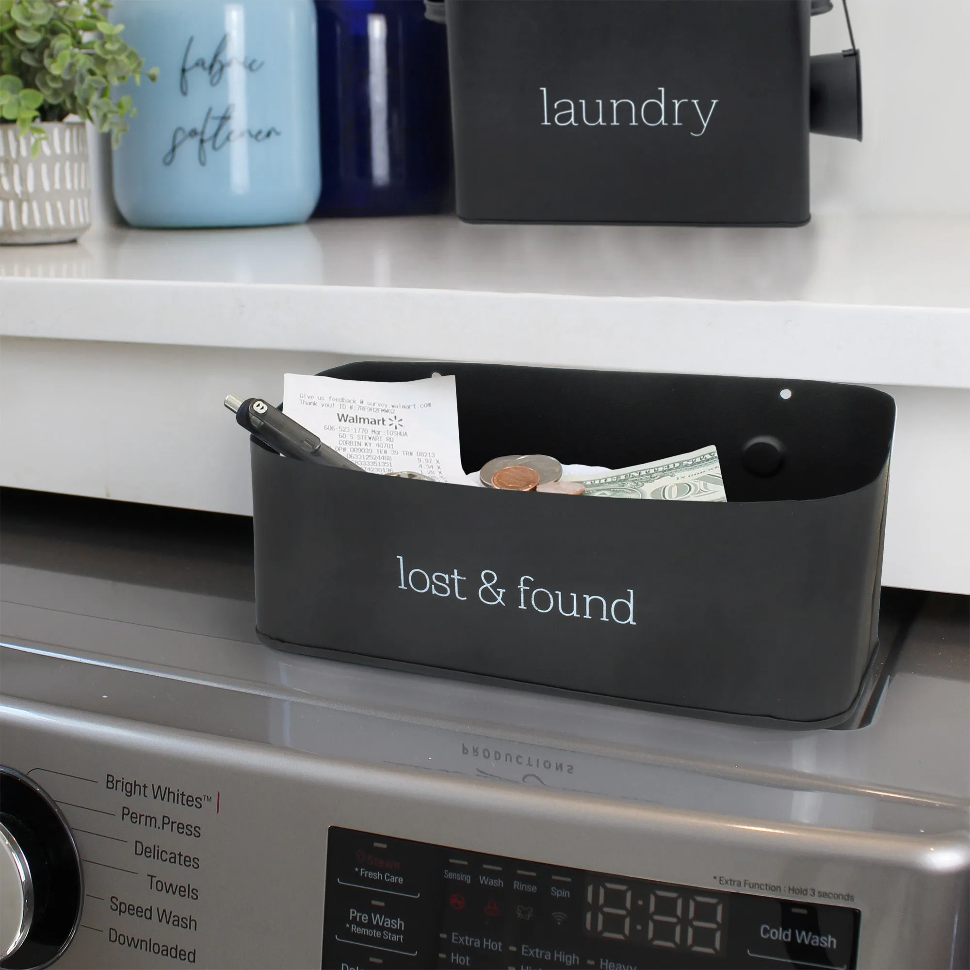 Laundry Lost and Found Pocket Treasures Holder (Black, Case of 50)