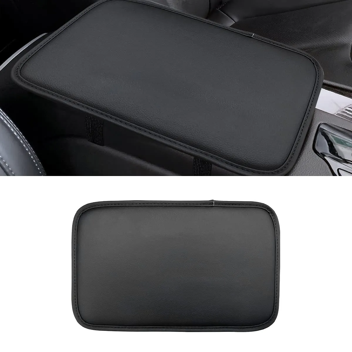 Leather Center Console Cushion Pad, Custom Fit For Your Cars, Waterproof Armrest Seat Box Cover Fit, Car Interior Protection Accessories, Car Accessories FD13991