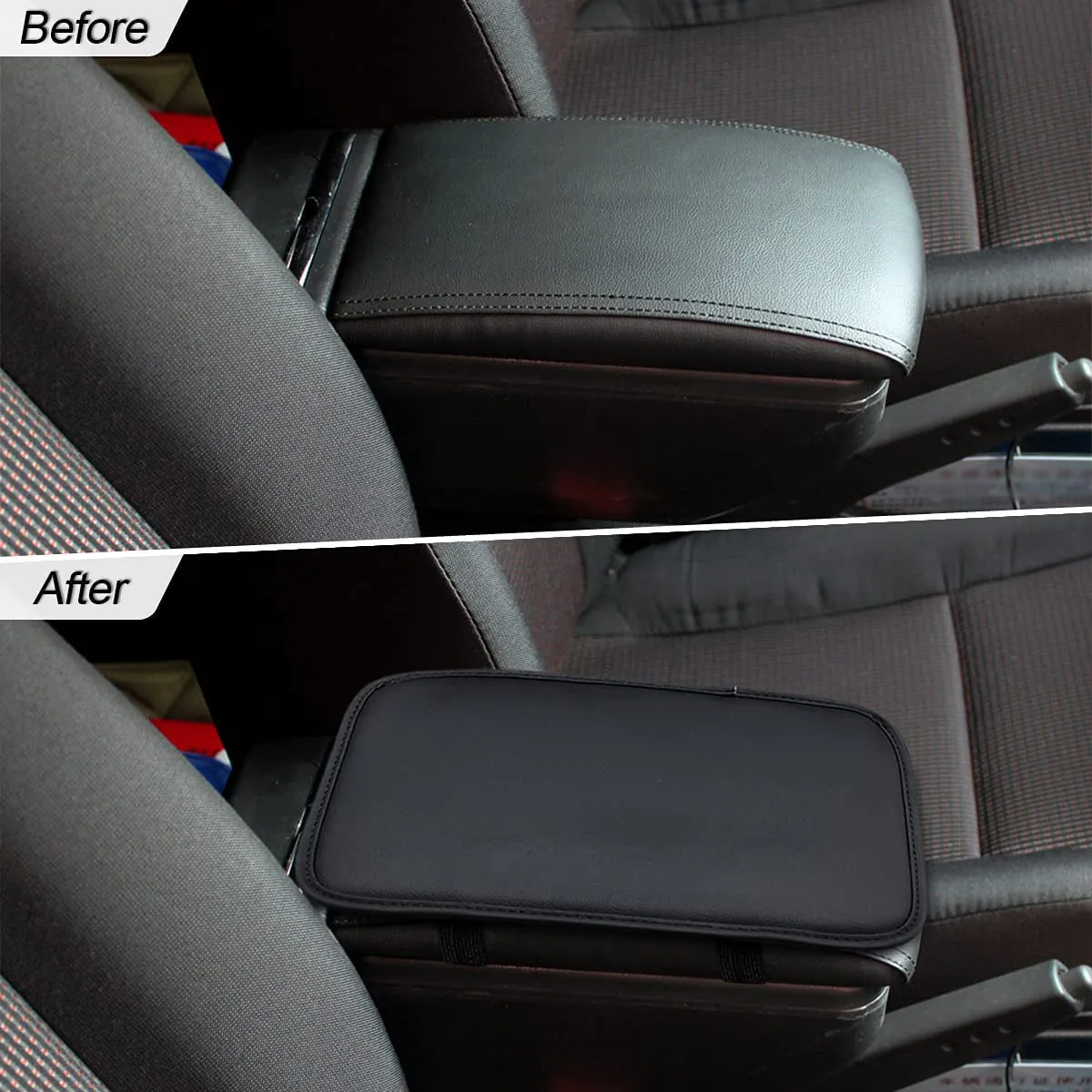 Leather Center Console Cushion Pad, Custom Fit For Your Cars, Waterproof Armrest Seat Box Cover Fit, Car Interior Protection Accessories, Car Accessories FD13991