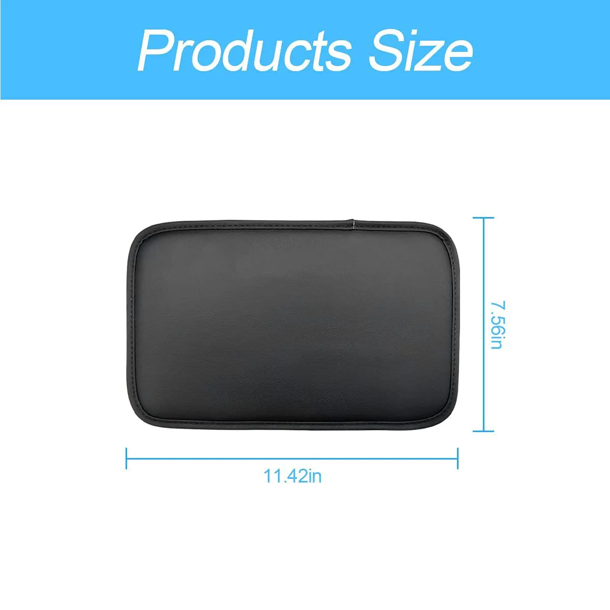 Leather Center Console Cushion Pad, Custom Fit For Your Cars, Waterproof Armrest Seat Box Cover Fit, Car Interior Protection Accessories, Car Accessories FD13991