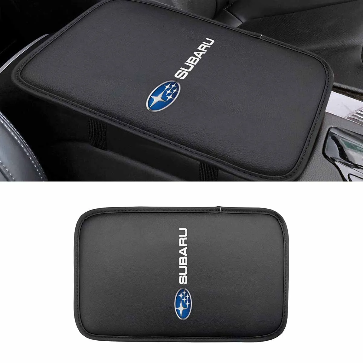 Leather Center Console Cushion Pad, Custom Fit For Your Cars, Waterproof Armrest Seat Box Cover Fit, Car Interior Protection Accessories, Car Accessories SU13991