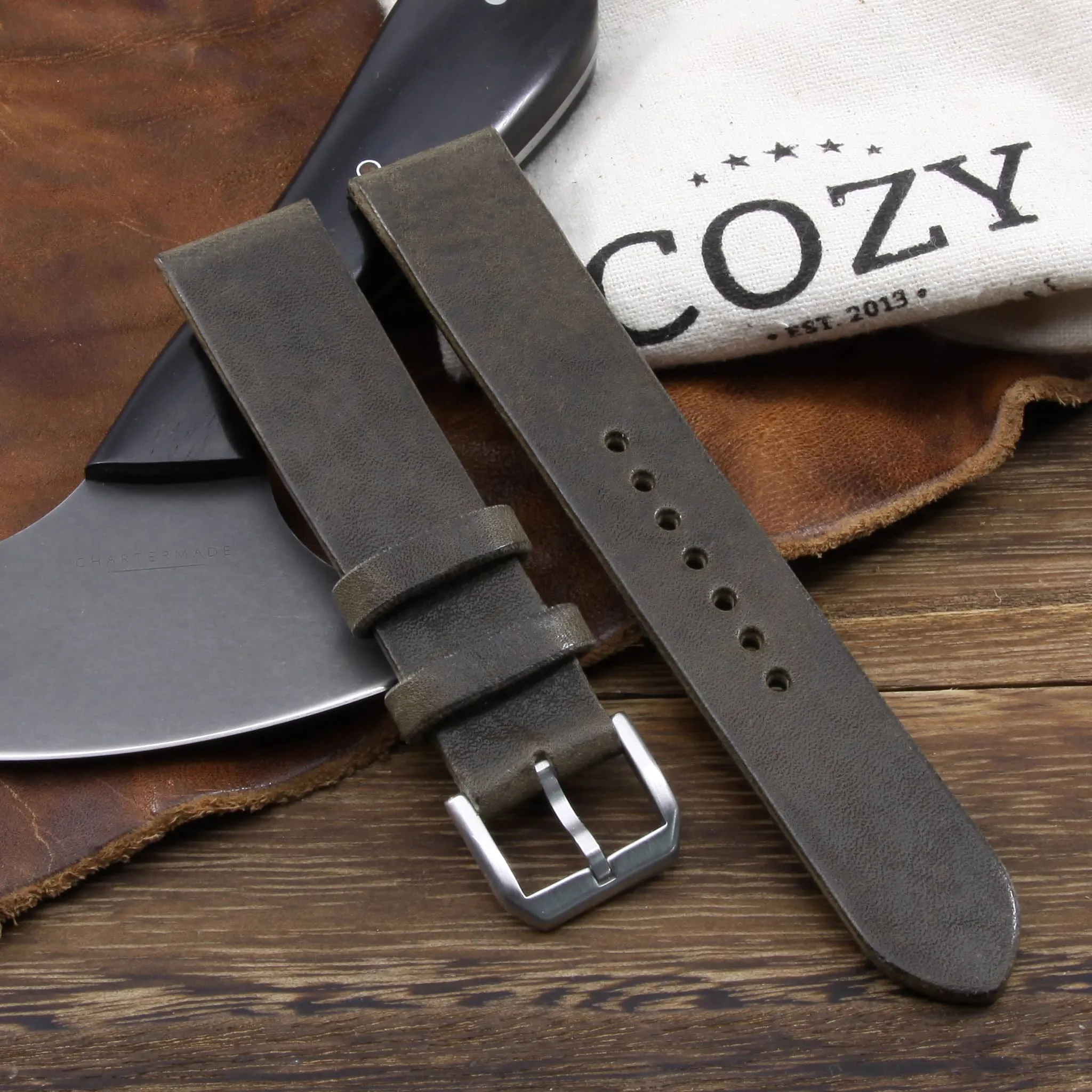 Leather Watch Strap, Vintage 408 | Stitch-less