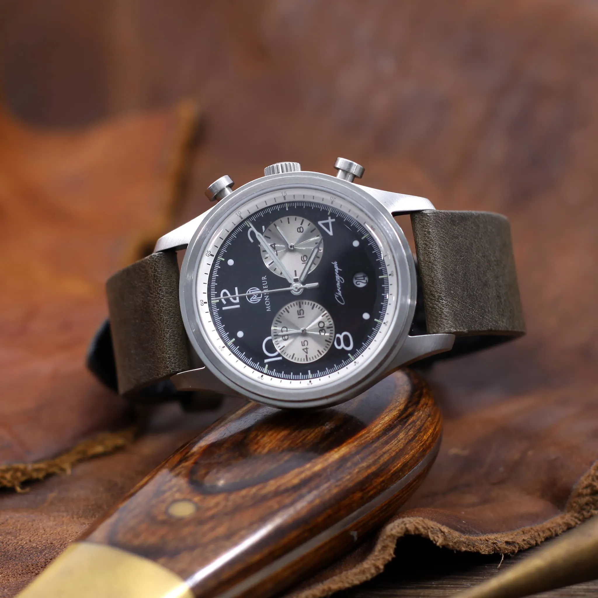 Leather Watch Strap, Vintage 408 | Stitch-less