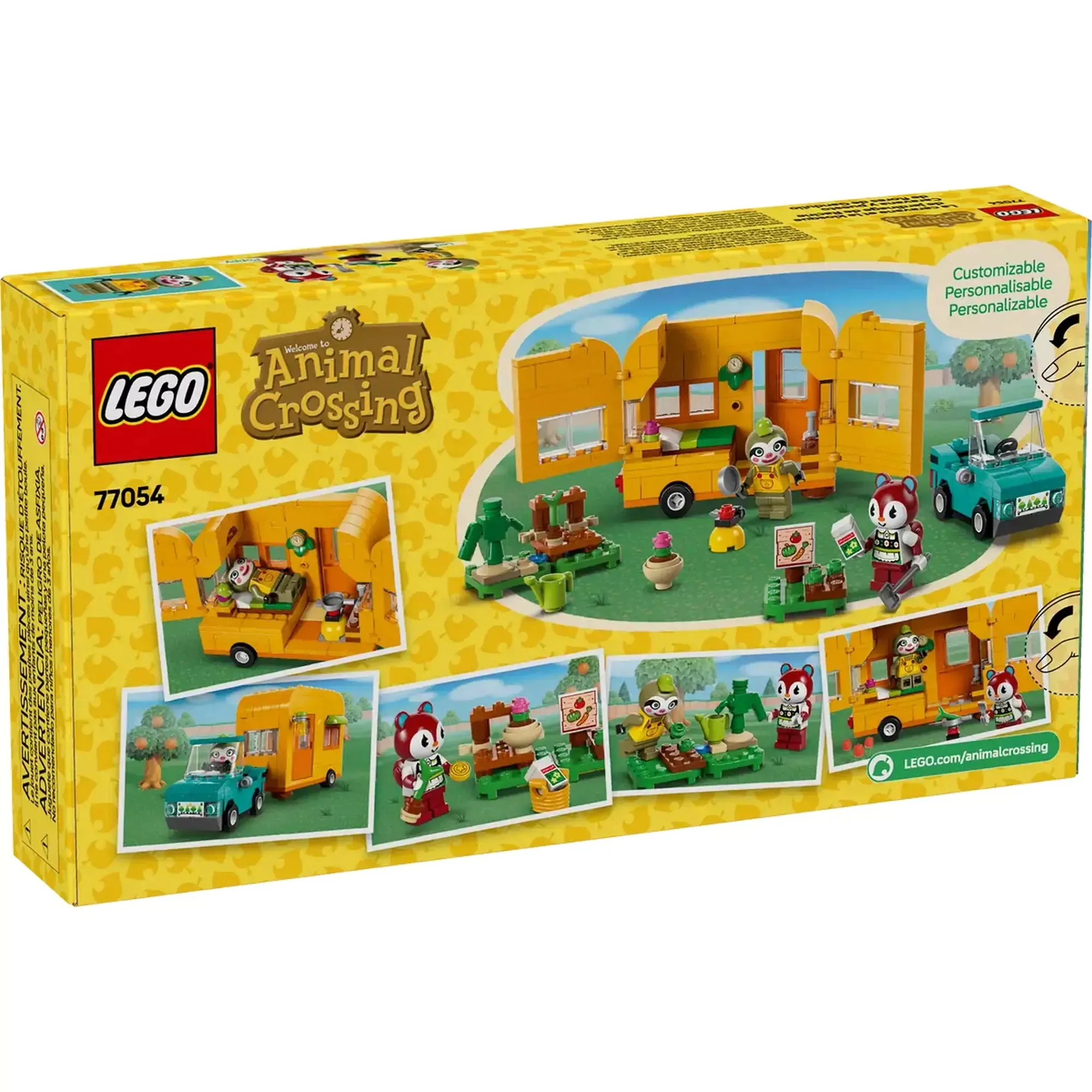 LEGO Animal Crossing Caravana si magazinul de gradinarit al lui Leif 77054, 263 piese