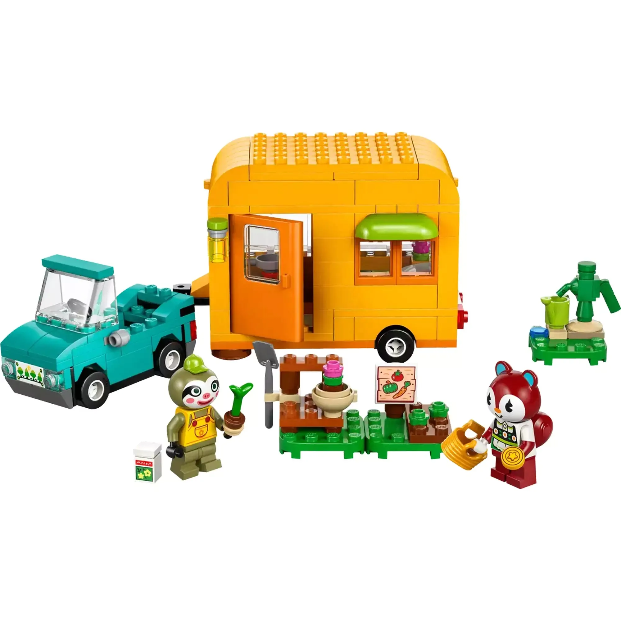 LEGO Animal Crossing Caravana si magazinul de gradinarit al lui Leif 77054, 263 piese