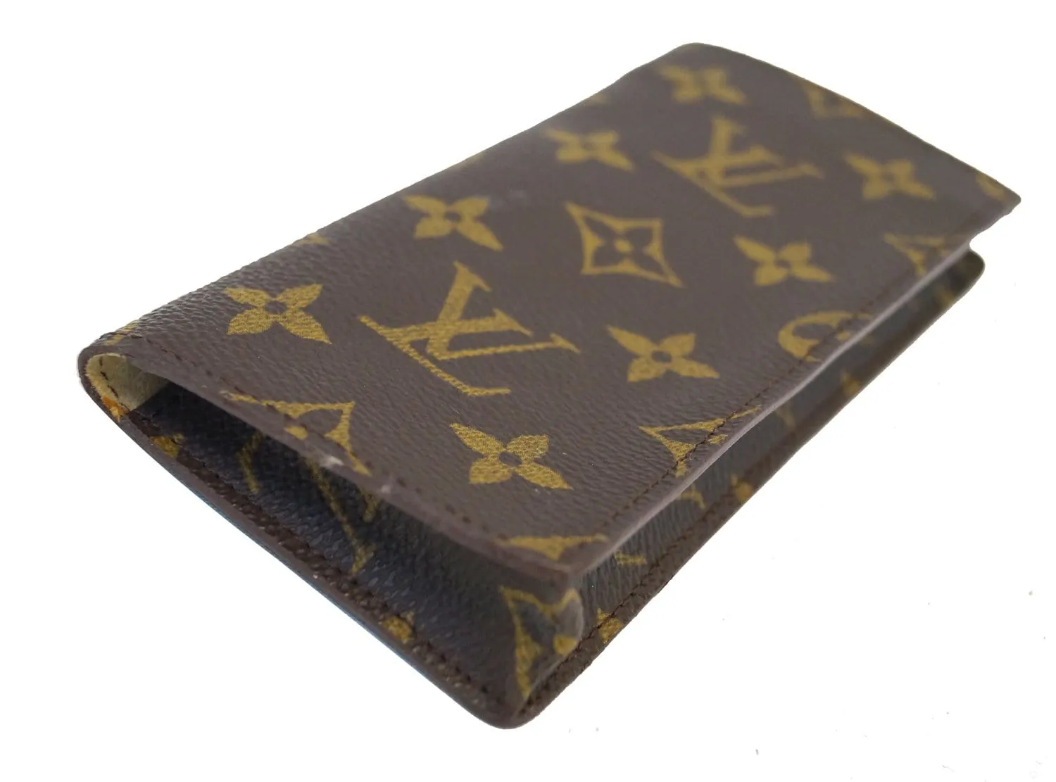 LOUIS VUITTON Monogram Etui a lunettes Simple Glasses Case
