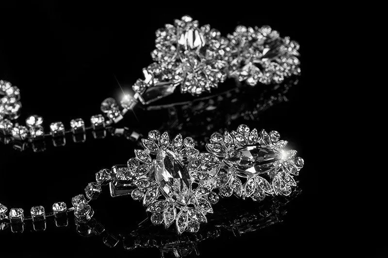 Lydia Vintage Forehead Chain | Swarovski Crystal