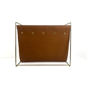 Magda Magazine Rack- Saddle