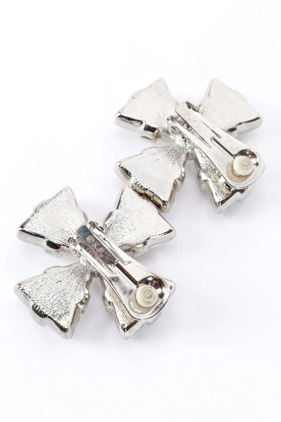 Maltese Crystal Cross Earrings