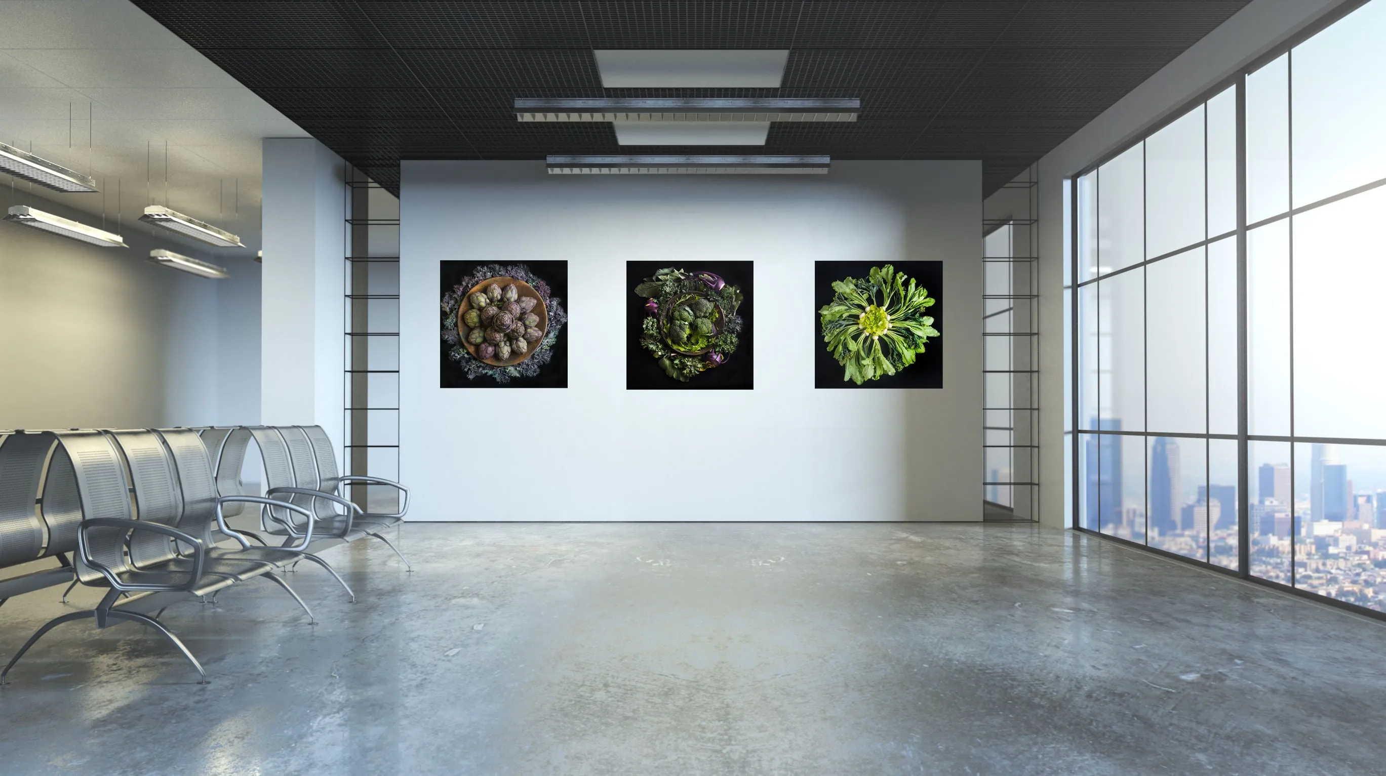Mandala Fine Art Metal Print, Turnips