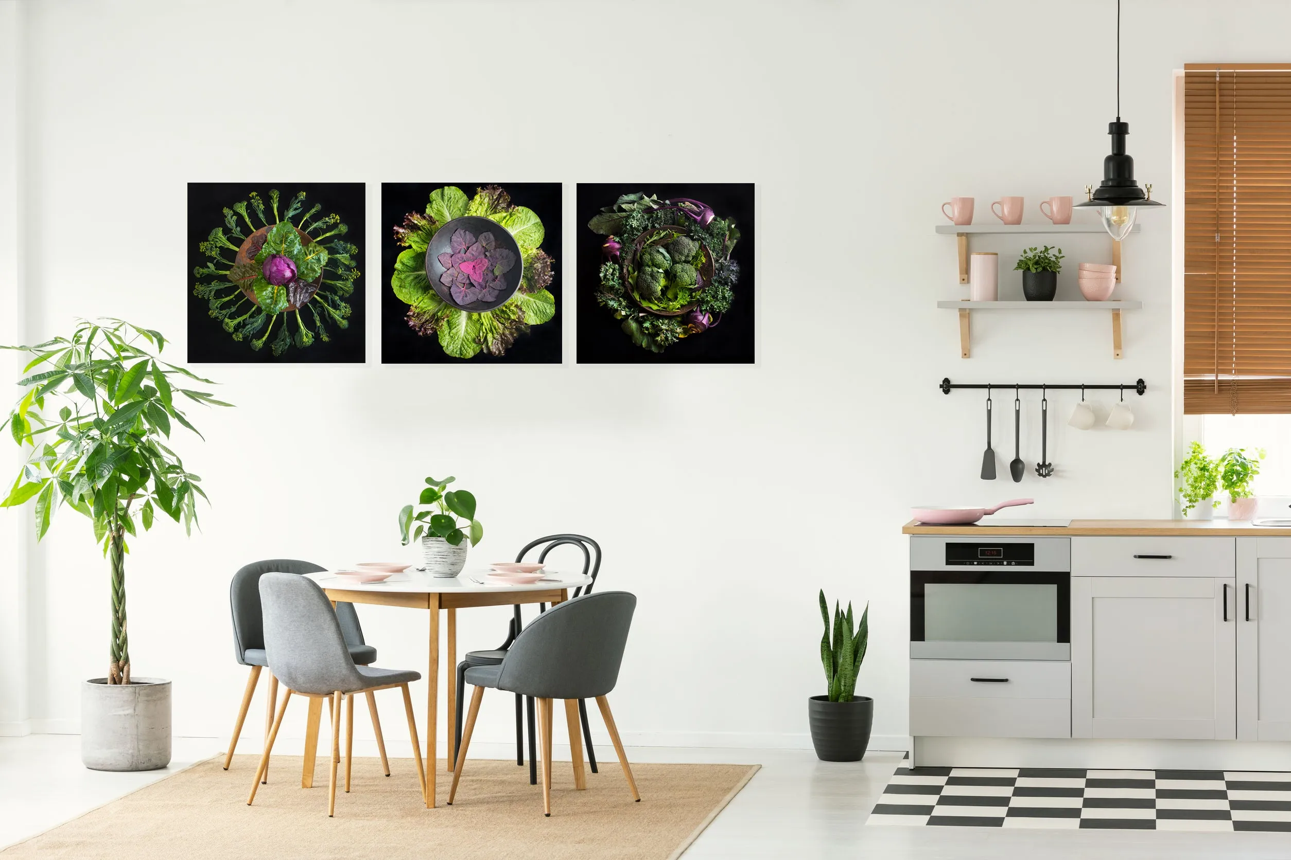 Mandala Fine Art Metal Print, Turnips