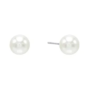 Medium Pearl Stud Earring