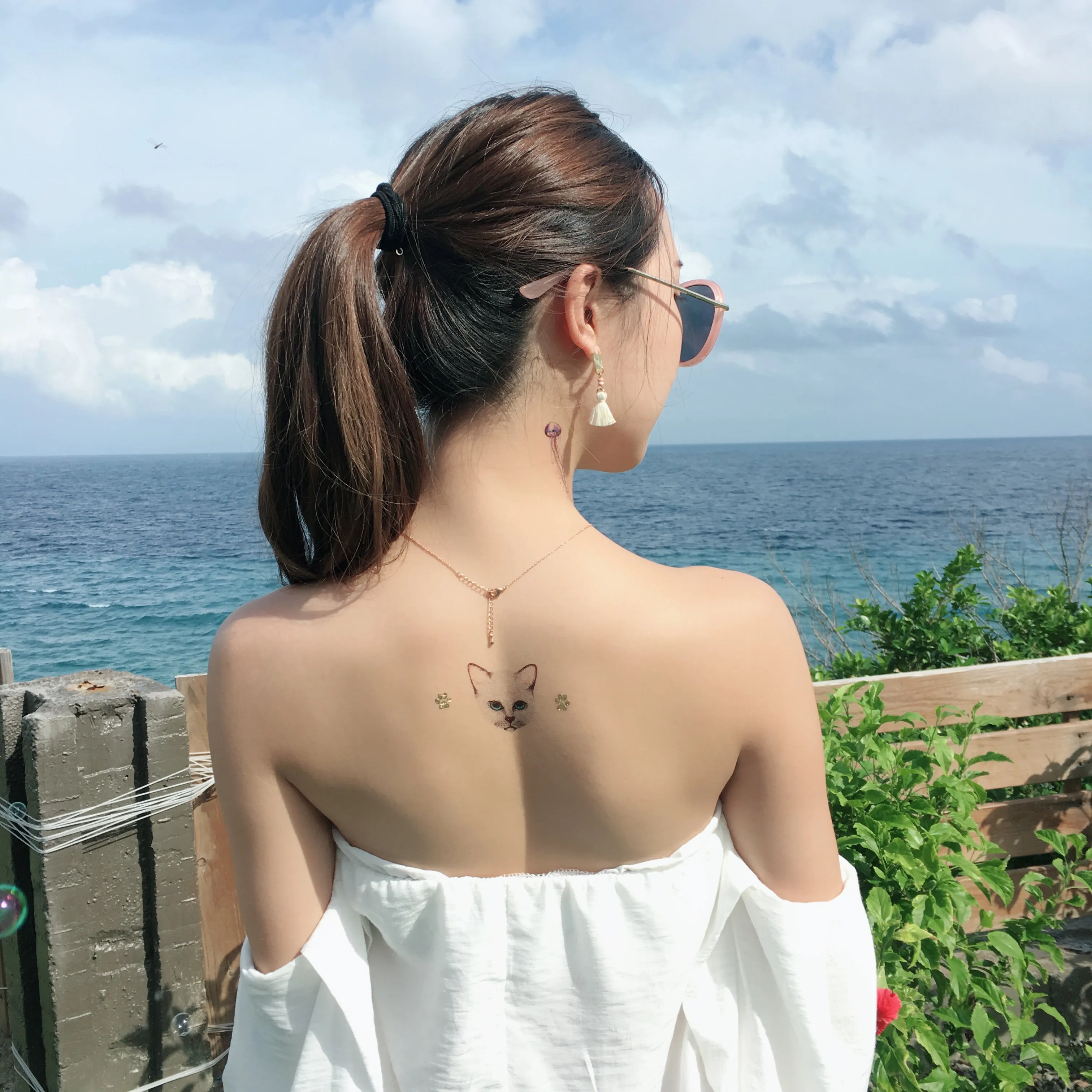 Meow Temporary Tattoo