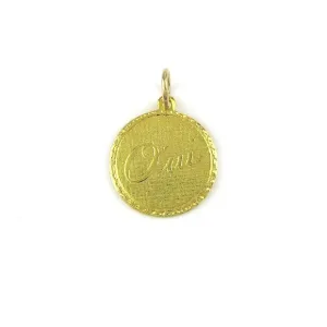 Metal Oui Charm (WS)