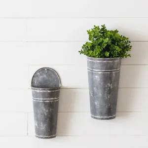 Metal Wall Buckets