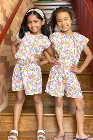 Mini Maya Floral Romper
