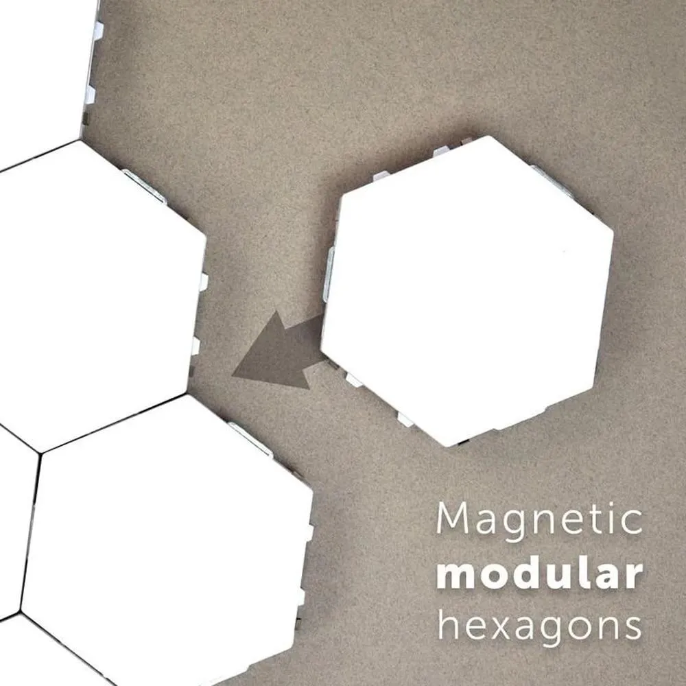 Modular Hexagonal Led Lamps Touch Sensitive
