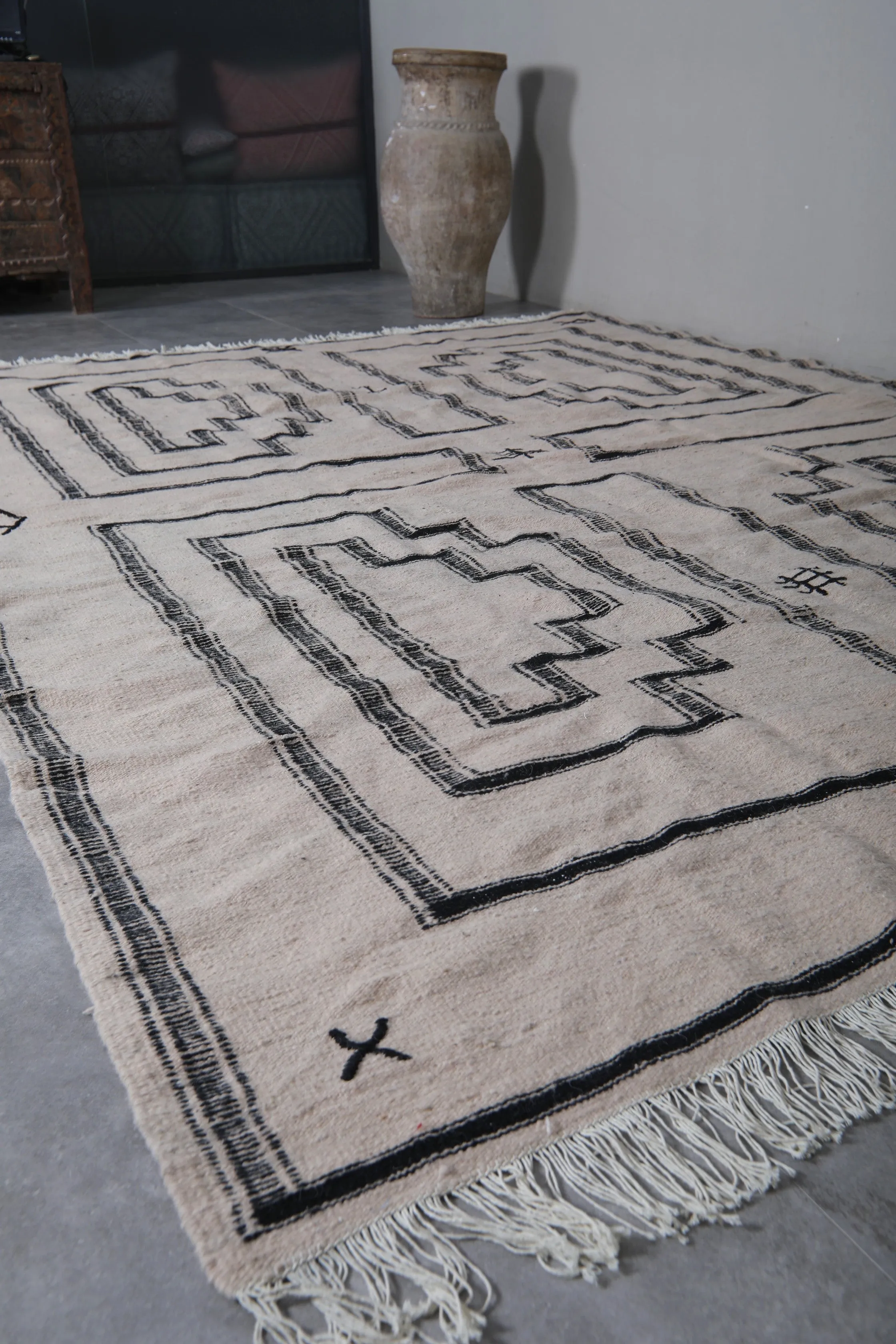 Moroccan Rug - Flat Woven Berber Rug - Custom Rug