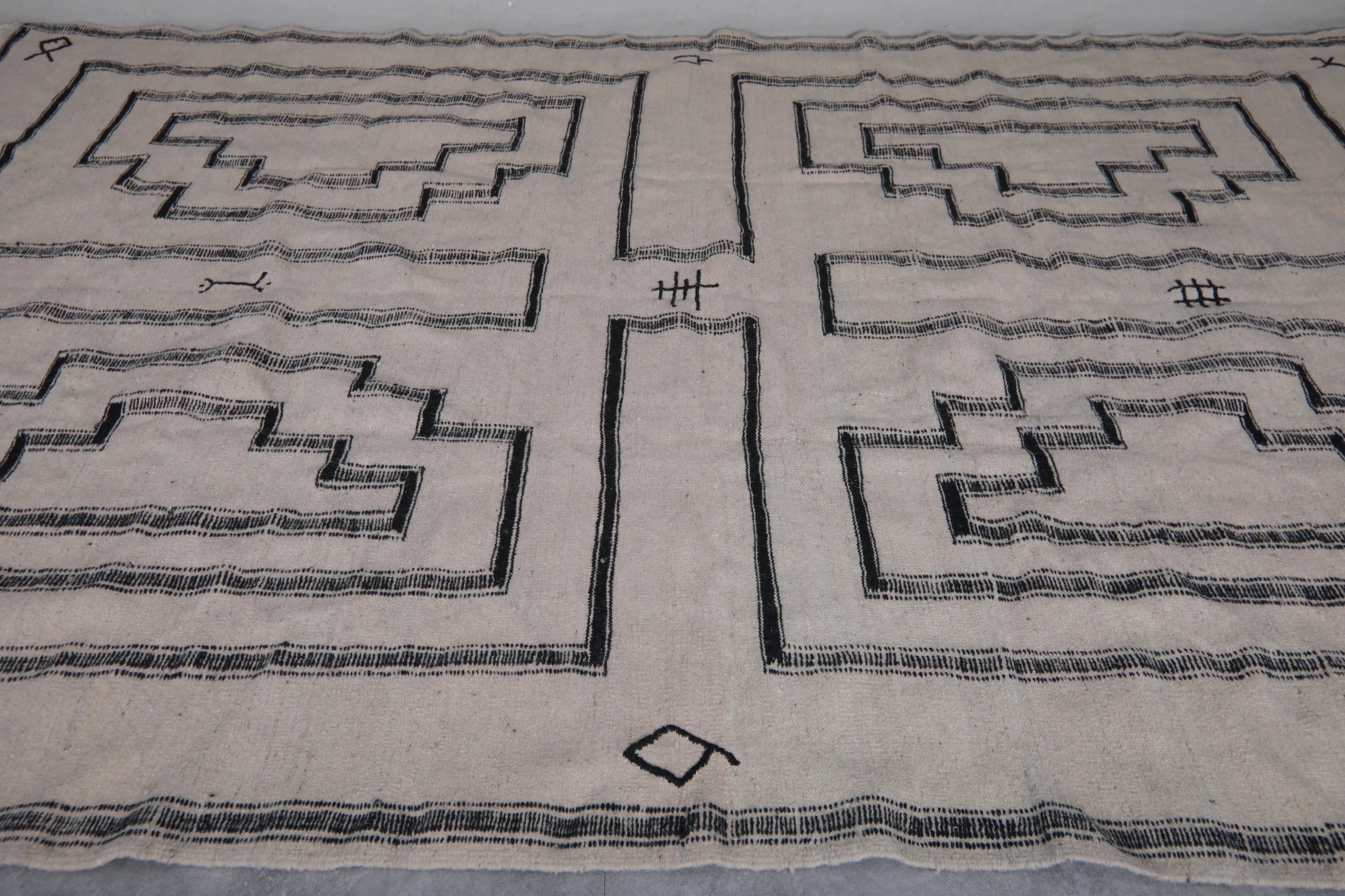 Moroccan Rug - Flat Woven Berber Rug - Custom Rug