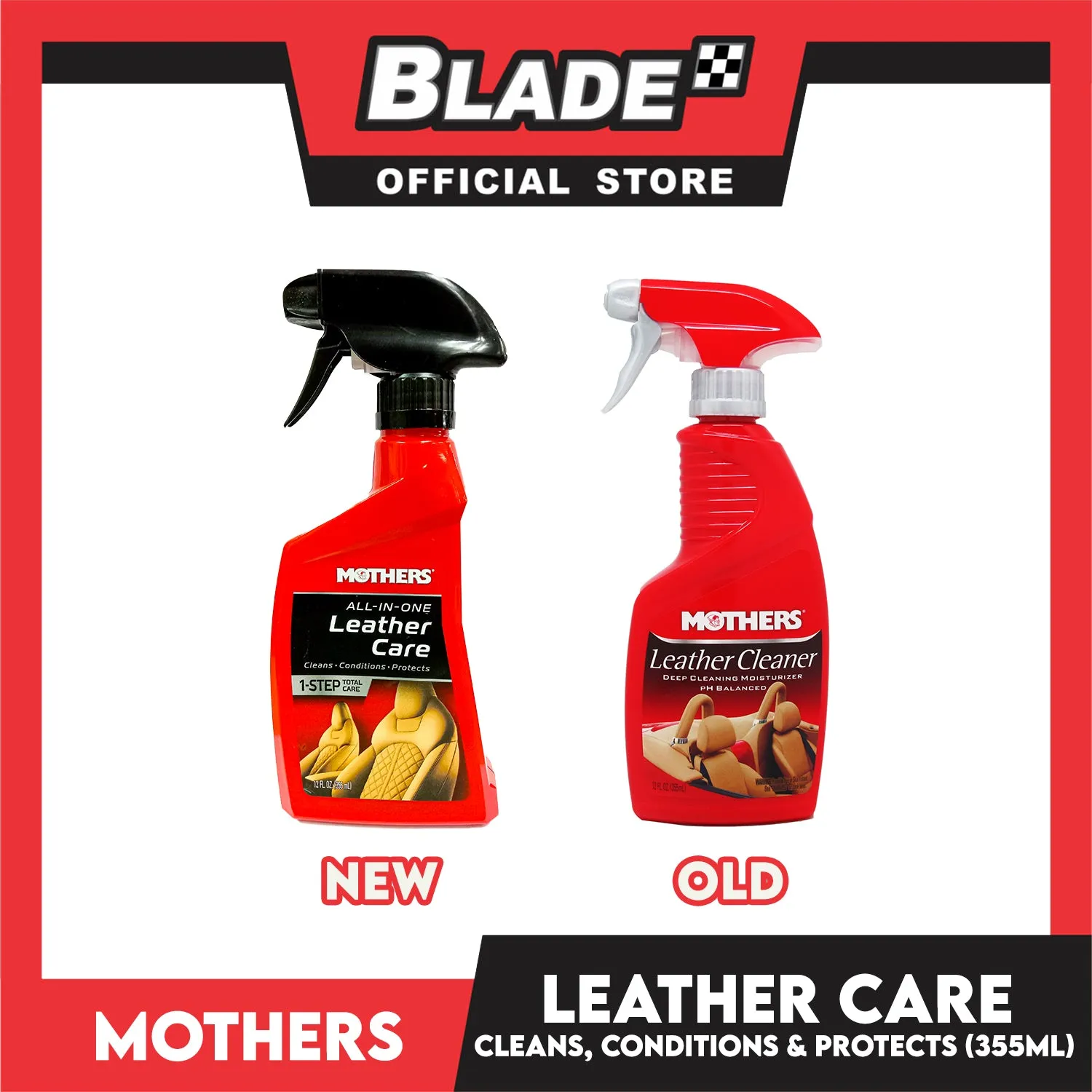 Mothers All-in-one Leather Care 06512 355ml Cleans, Conditions And Protects