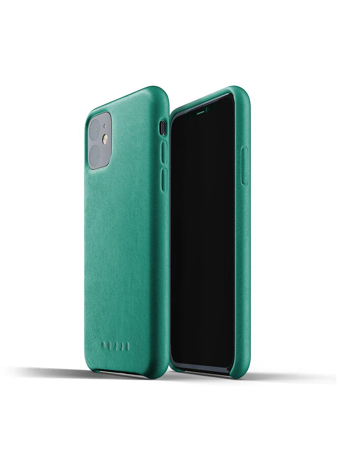 Mujjo Full Leather Case for iPhone 11 Alpine Green