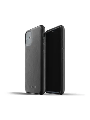Mujjo Full Leather Case for iPhone 11 Black