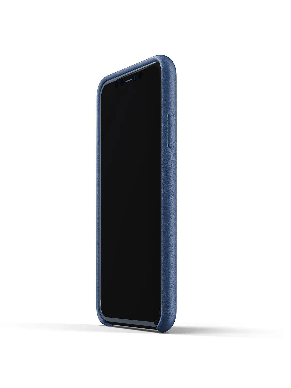 Mujjo Full Leather Case for iPhone 11 Monaco Blue