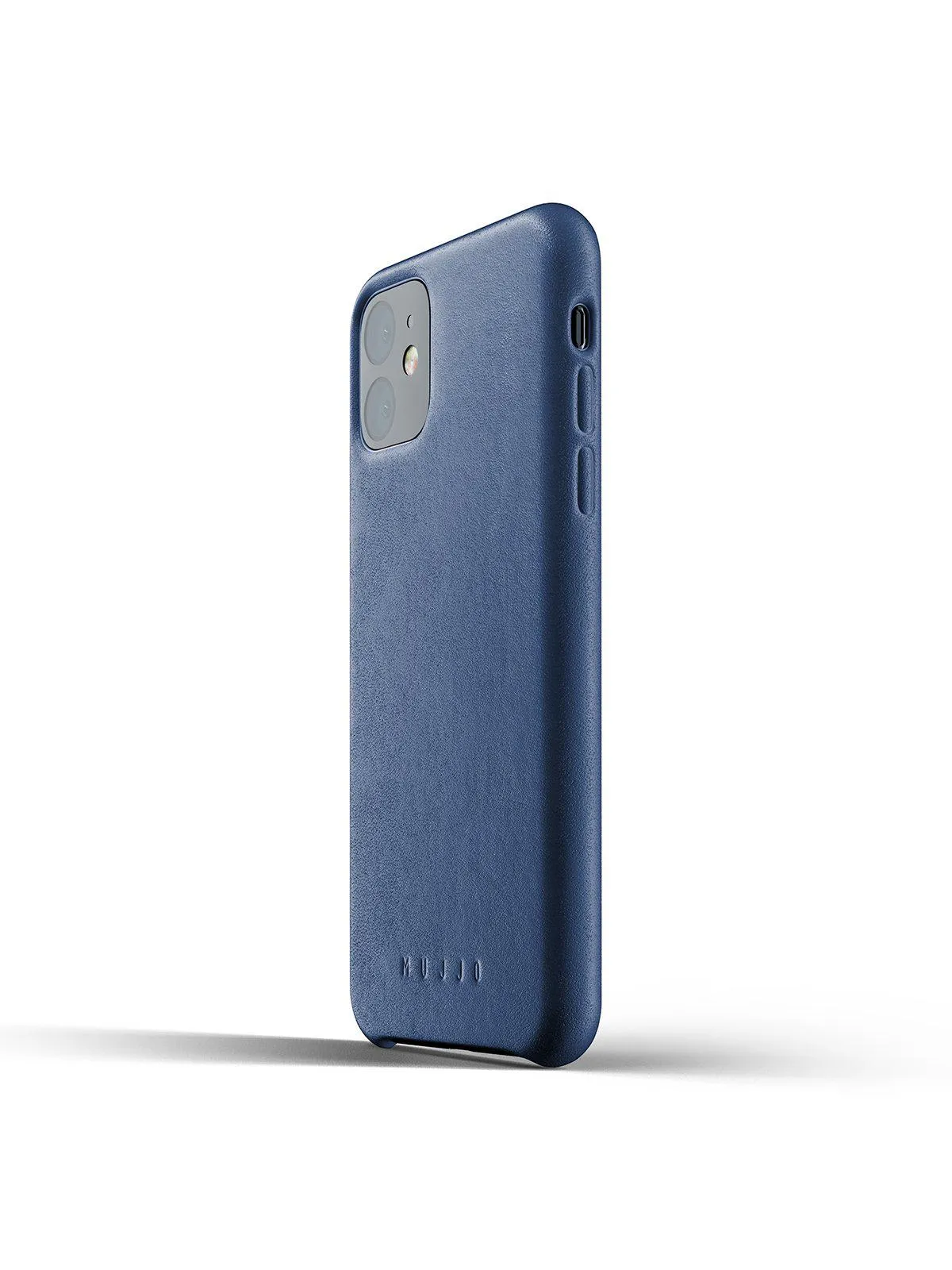 Mujjo Full Leather Case for iPhone 11 Monaco Blue