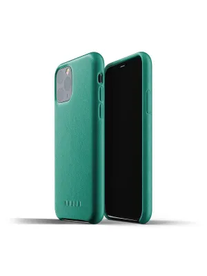Mujjo Full Leather Case for iPhone 11 Pro Max Alpine Green