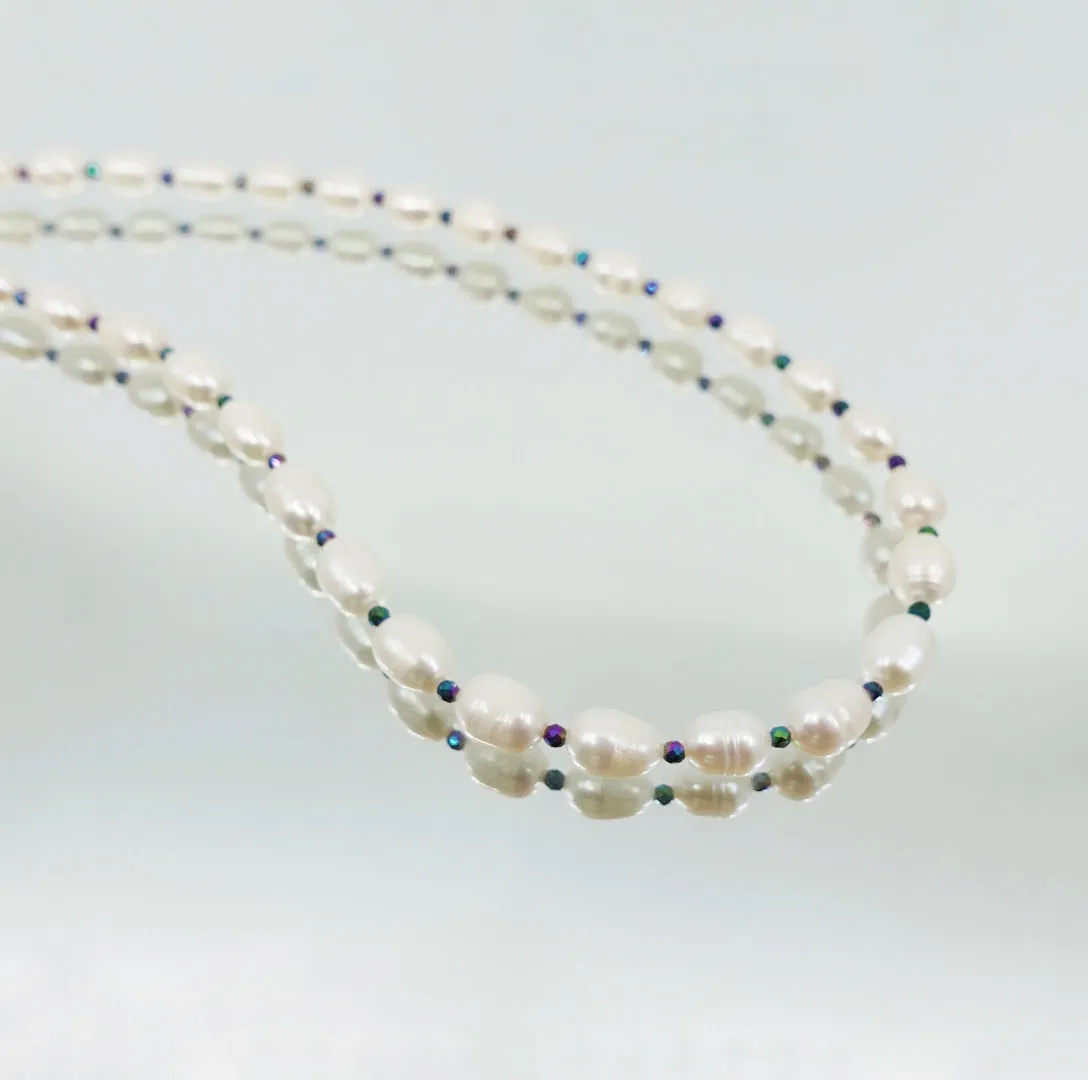 Multi-style 16 Inch Pearl Necklace