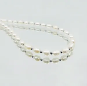 Multi-style 16 Inch Pearl Necklace