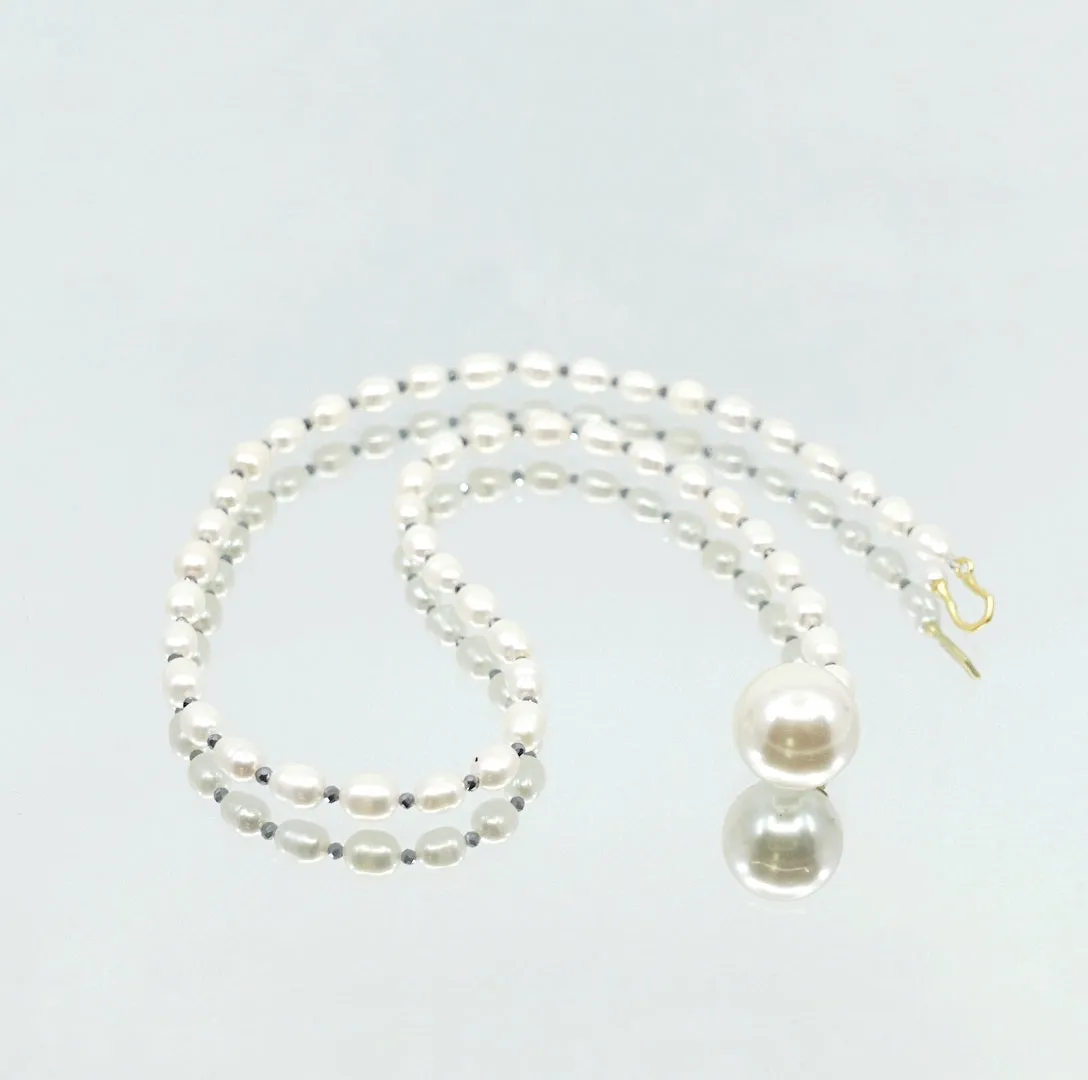 Multi-style 16 Inch Pearl Necklace