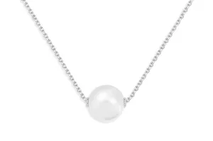 Necklace 14kt Gold Floating South Sea Pearl & Chain
