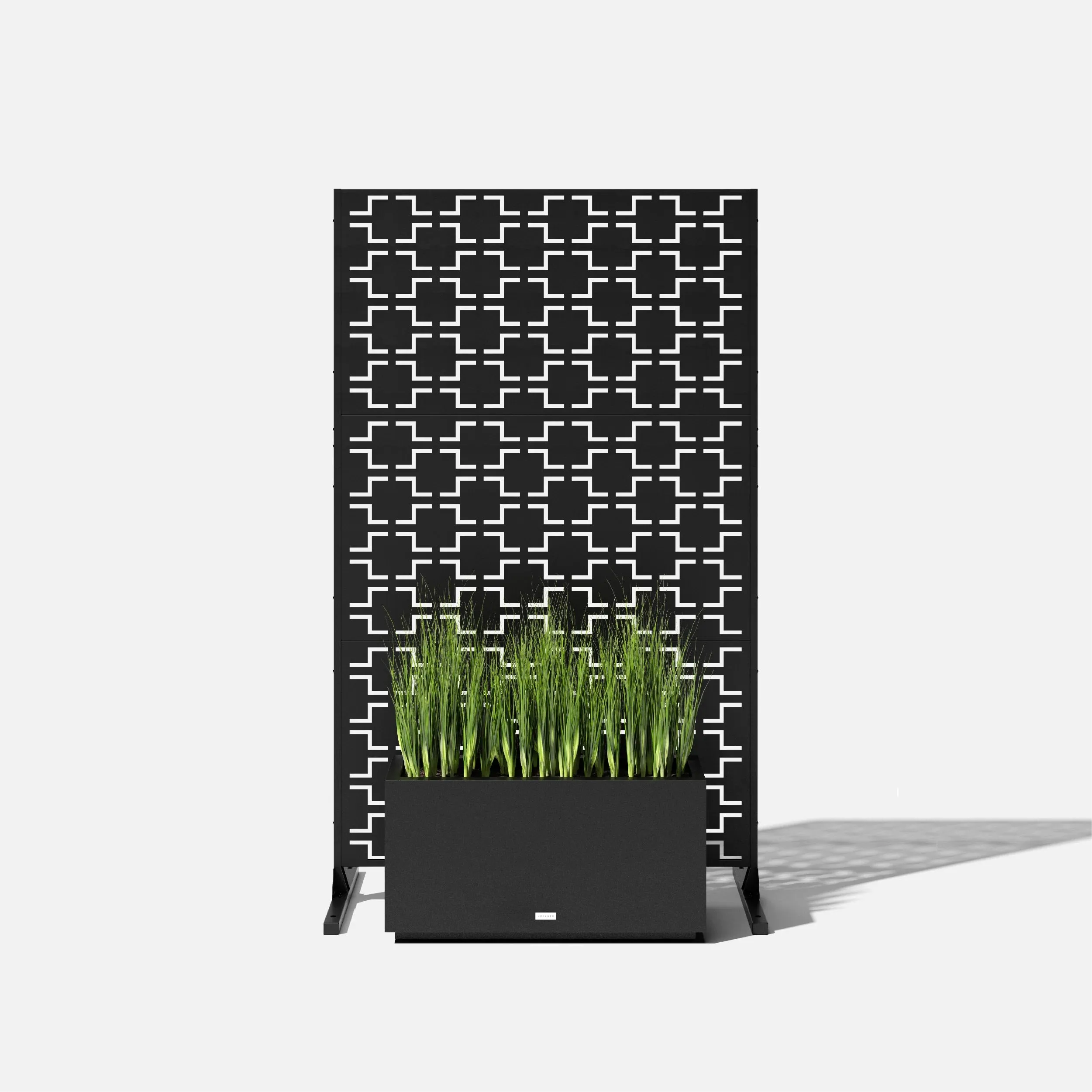 New in box! Veradek Quadra Matte Black Screen Series Metal Privacy Screen with stand! Includes 3 panels & stand! Retails $365 