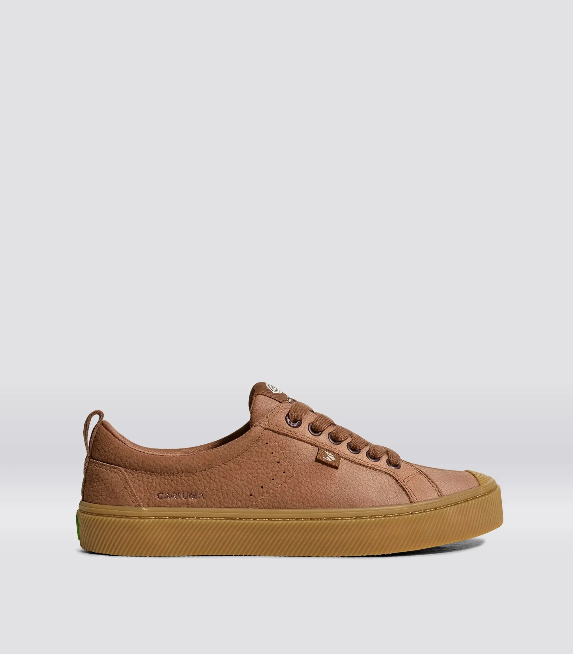 OCA Low Gum Sienna Brown Premium Leather Sneaker Men