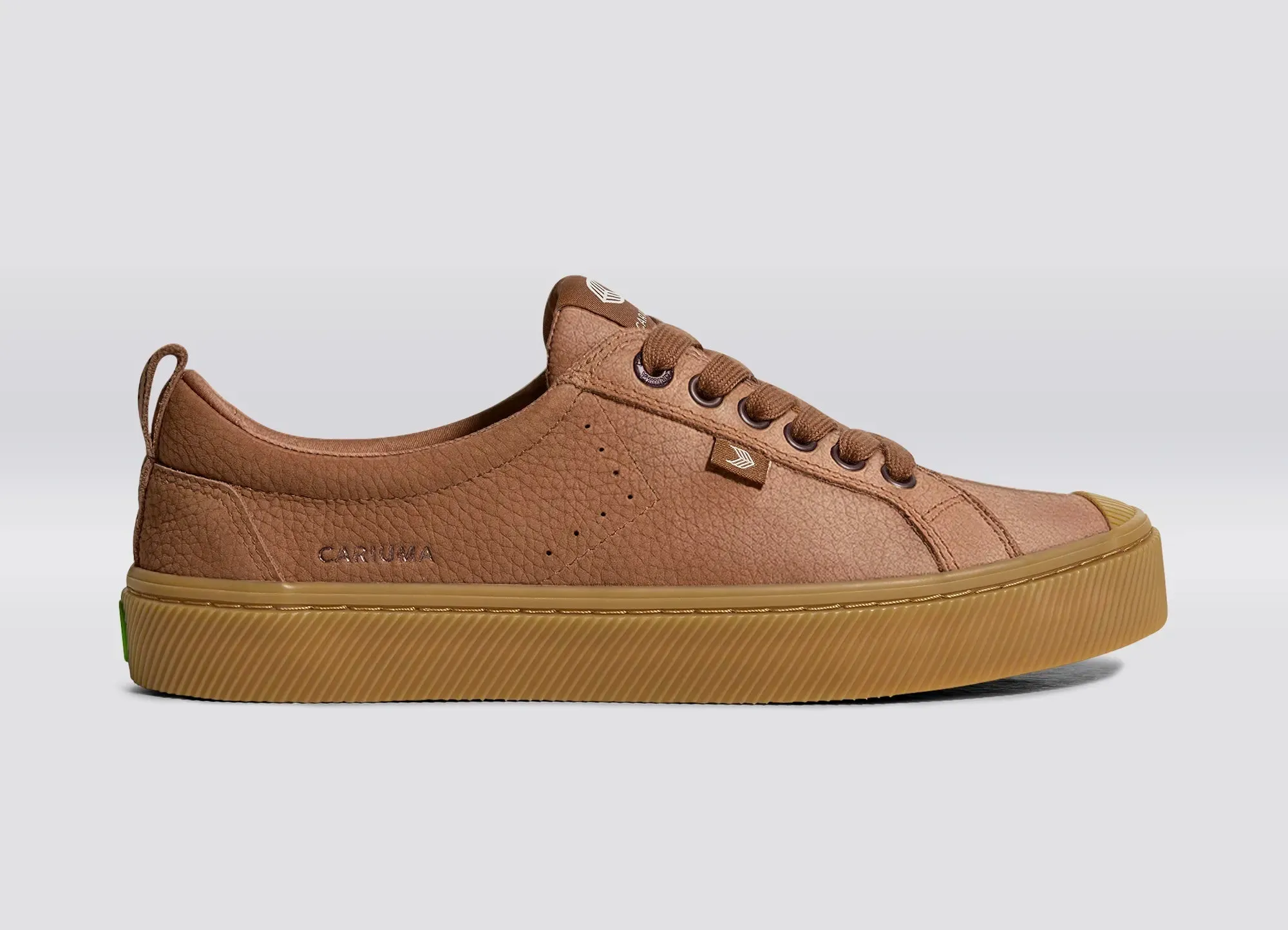 OCA Low Gum Sienna Brown Premium Leather Sneaker Men