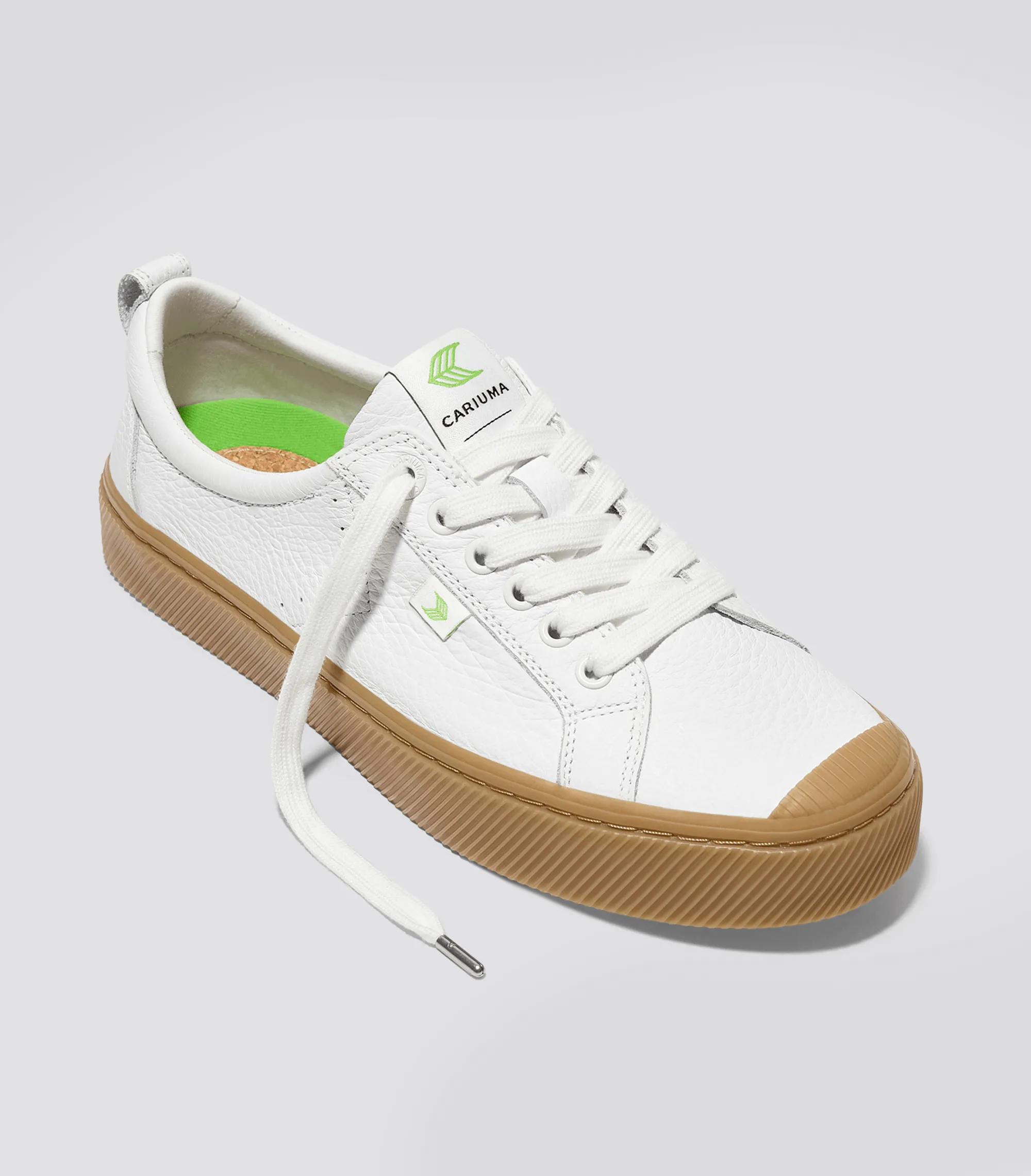 OCA Low Gum White Premium Leather Sneaker Women